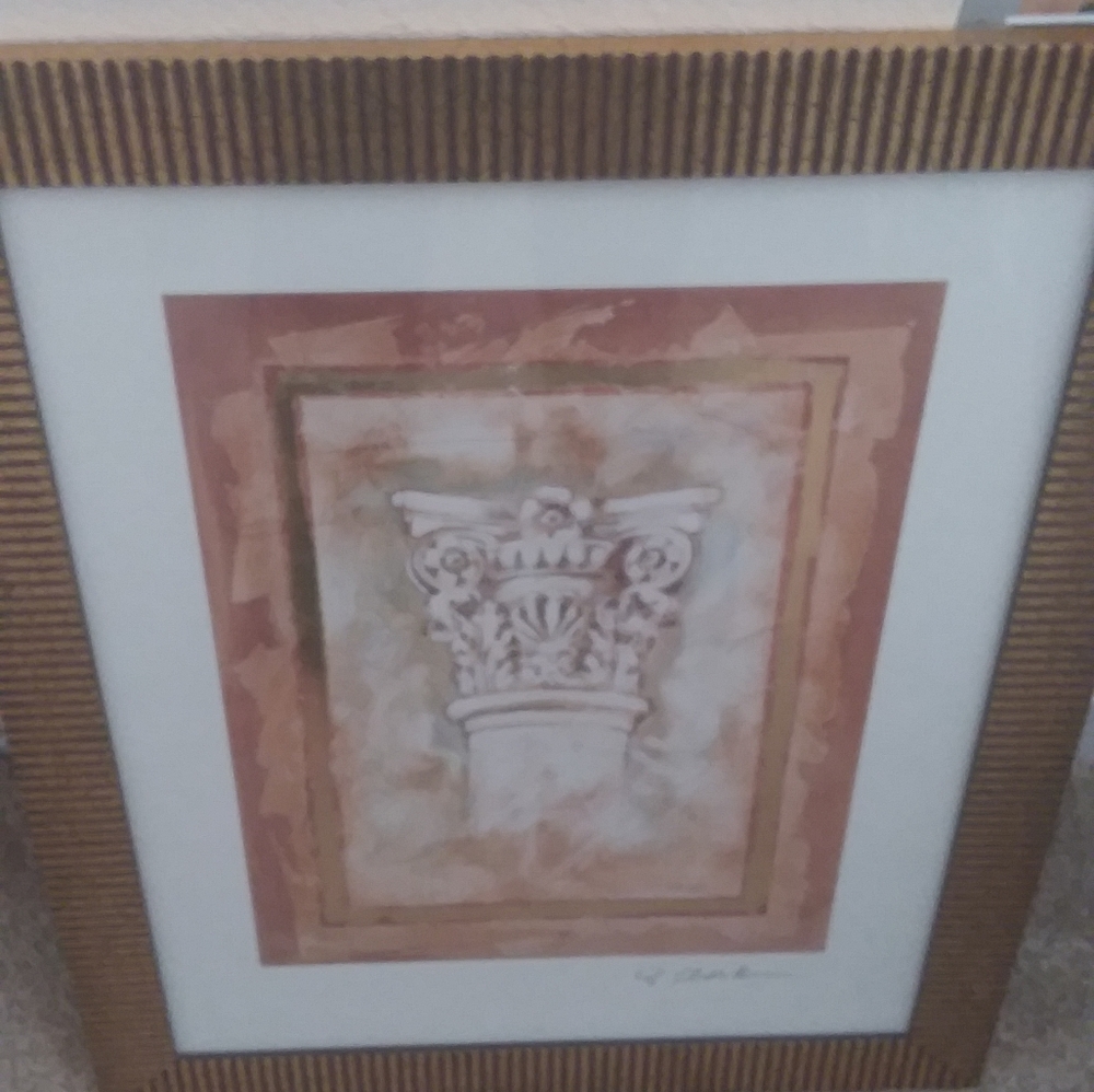Nice picture with gold frame